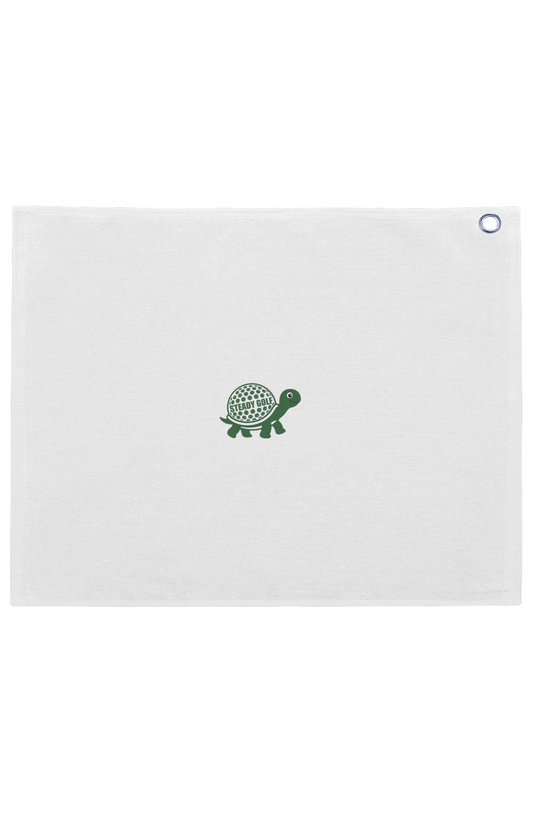 Towel with Stitched Logo