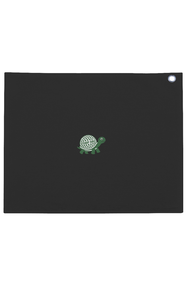 Towel with Stitched Logo