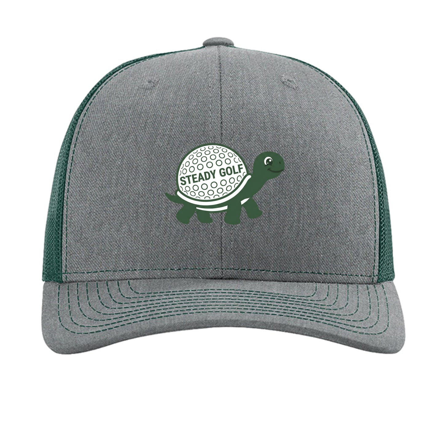 Heather Grey/ Dark Green - 112 - FRONT